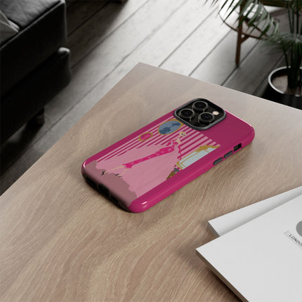 Lady in Pink Phone Case – Graceful Sophistication