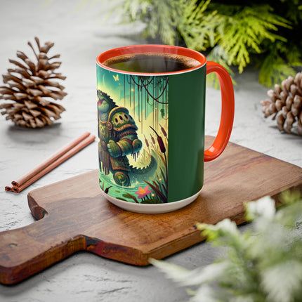 Swamp Tyrant Colorful Mugs (11oz, 15oz)