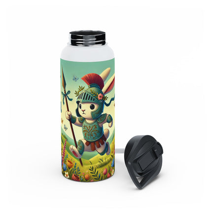 Rabbit Gladiator Stainless Steel Water Bottle, Standard Lid