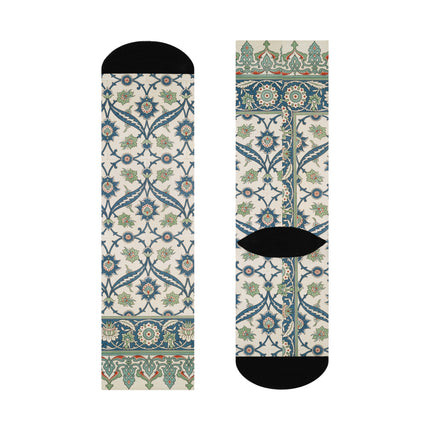 Arabesques by Émile Prisse d'Avennes Cushioned Crew Socks