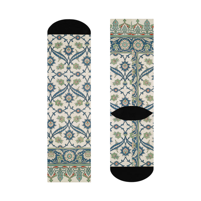 Arabesques by Émile Prisse d'Avennes Cushioned Crew Socks