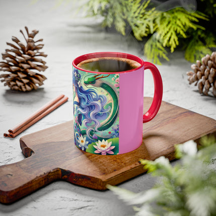 Fairy of the Koi Pond Colorful Mugs (11oz, 15oz)