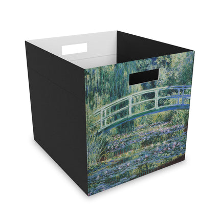 Water Lilies and Japanese Bridge by Claude Monet Felt Storage Box