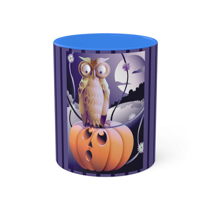 The Startled Pumpkin Colorful Mugs, 11oz