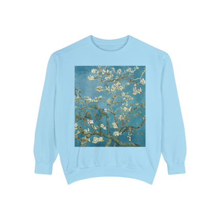Almond Blossom by Vincent van Gogh Unisex Garment-Dyed Sweatshirt