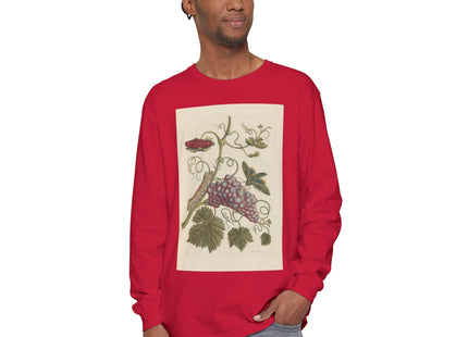 Botanical Pl.49 by Maria Sibylla Garment-dyed Long Sleeve T-Shirt