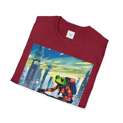Cyberpunk Frog Softstyle T-Shirt