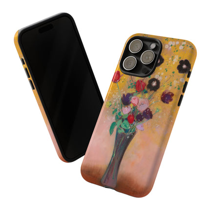 Vase of Flowers by Odilon Redon Phone Cases