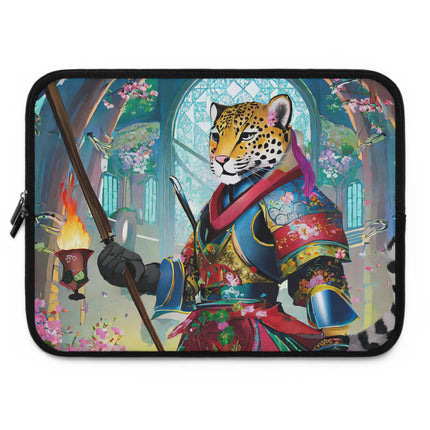 Cyberpunk Leopard Laptop Sleeve