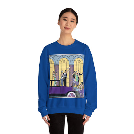 Au Revoir by George Barbier Heavy Blend™ Crewneck Sweatshirt