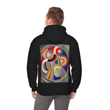 Rythme No. 1 by Robert Delaunay Heavy Blend™ Hooded Sweatshirt