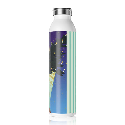 The Christmas Angel Slim Water Bottle