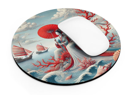 Ladies by the Quiet Sea Mouse Pad