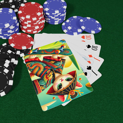 Dragon Dance on Wheels Playing Cards