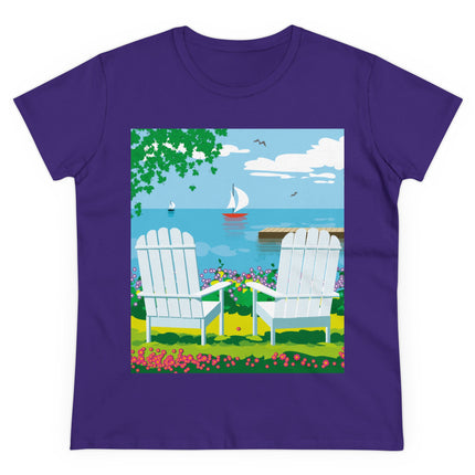 Tranquil Retreat Women's Midweight Cotton Tee