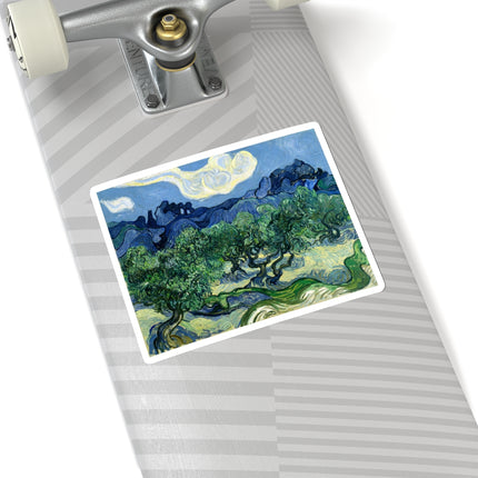 Olive Trees by Vincent Van Gogh Kiss-Cut Stickers (4 Sizes)