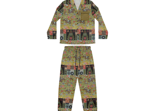 Chinois et Japonais 2 by Auguste Racinet Women’s Satin Pajamas