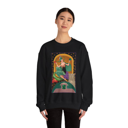 May & Emerald (from the Gem Series) by Sofia Chiostri Heavy Blend™ Crewneck Sweatshirt