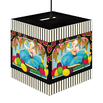 Blooms and Chicks Light Cube Lamp