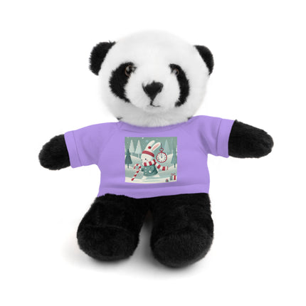 Candy Cane Timekeeper Bunny Stuffed Animals with Tee