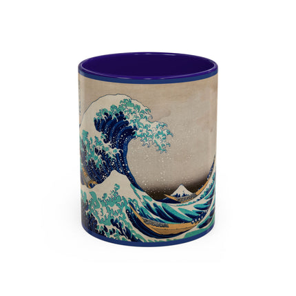 The Great Wave off Kanagawa by Katsushika Hokusai Colorful Mugs (11oz, 15oz)