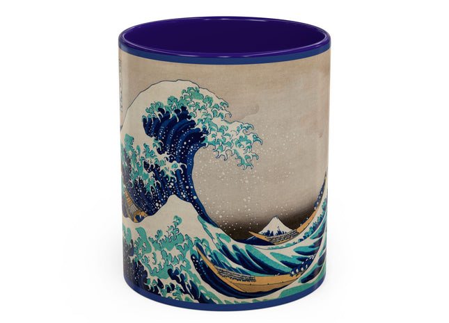 The Great Wave off Kanagawa by Katsushika Hokusai Colorful Mugs (11oz, 15oz)