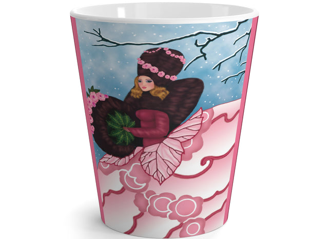 Winter Rose Empress Latte Mug
