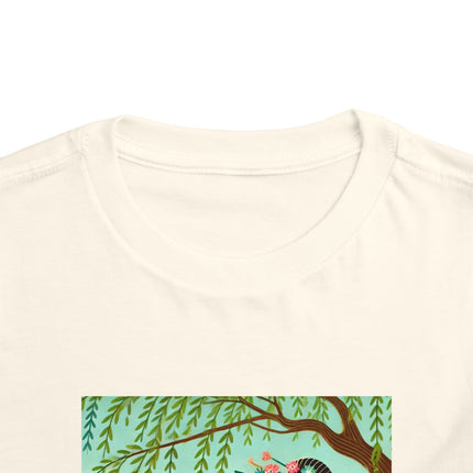 Sparrow Dance Geisha Fairy Toddler Short Sleeve Tee