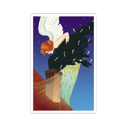 The Christmas Angel Kiss-Cut Stickers (4 Sizes)