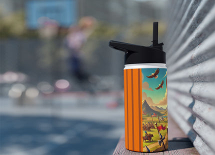 Watchful Guardian Stainless Steel Water Bottle, Standard Lid