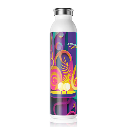 Dance of the Skeleton Ballerinas Slim Water Bottle