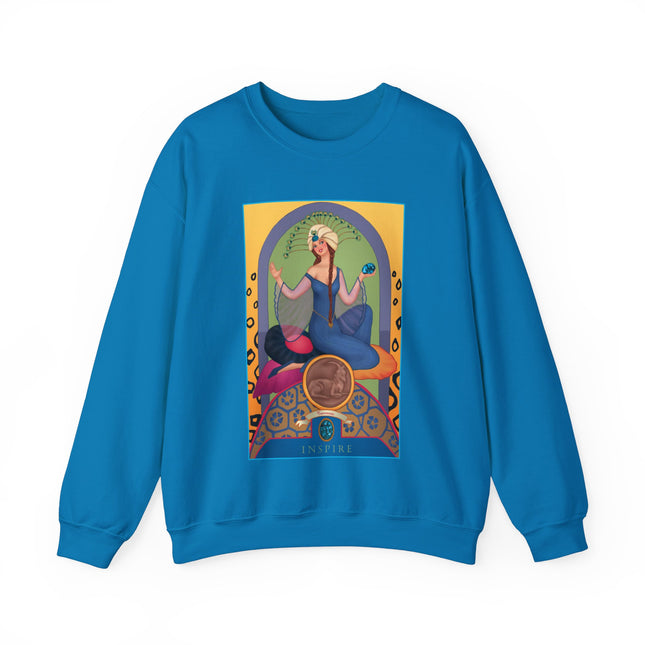 December & Tanzanite (from the Gem Series) by Sofia Chiostri Heavy Blend™ Crewneck Sweatshirt
