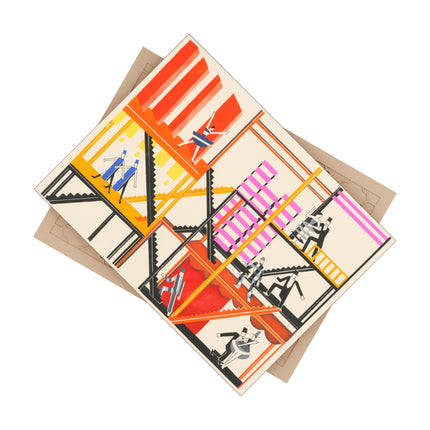 Maquettes de Théatre 4 by Alexandra Exter Ceramic Tile