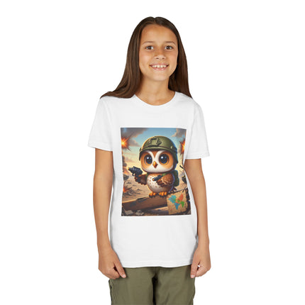 Owl on the Front Lines Youth Short Sleeve Tee