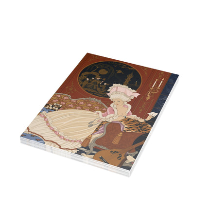 💌🌸 Lettre Postcards With Envelopes – George Barbier Art Deco Romantic Elegance