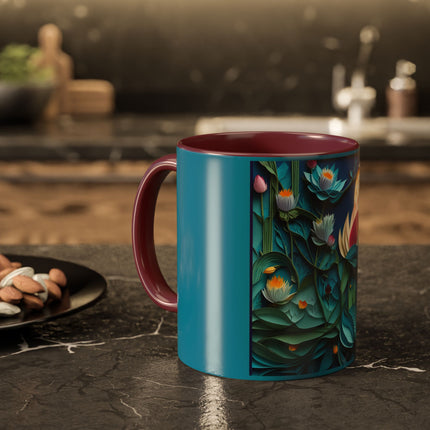 Ethereal Moonlit Lake Colorful Mugs (11oz, 15oz)