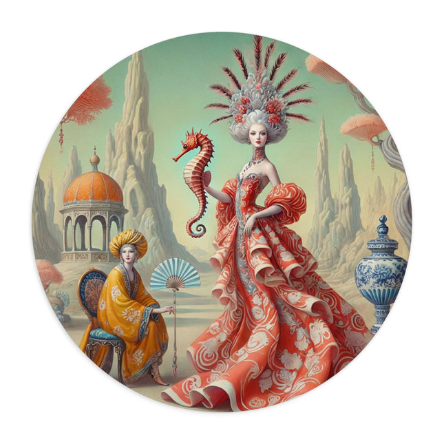 The Seahorse Court Mouse Pad