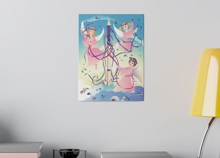 Angelic Revelry Matte Canvas, Stretched, 0.75"