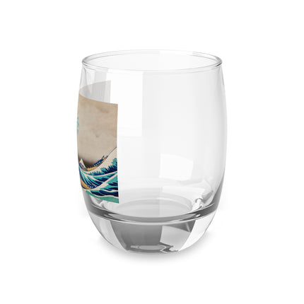 The Great Wave off Kanagawa by Katsushika Hokusai Whiskey Glass