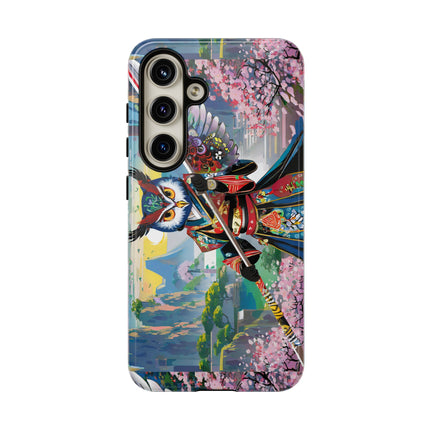 Cyberpunk Samurai Owl Phone Cases