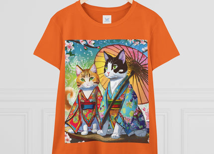 Kimono Kitties Cotton Tee