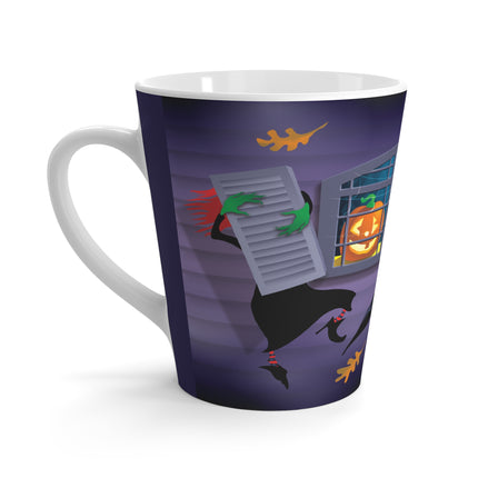 Whimsical Halloween Mischief Latte Mug