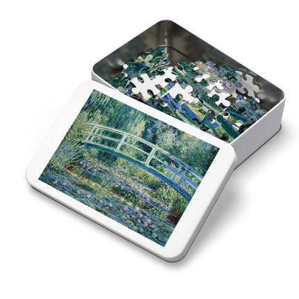 Water Lilies and Japanese Bridge by Claude Monet Puzzle (30, 110, 252, 500-Piece)