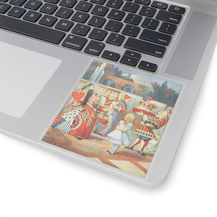 “Off with her head! Off with—" by Sir John Tenniel Kiss-Cut Stickers (4 Sizes)