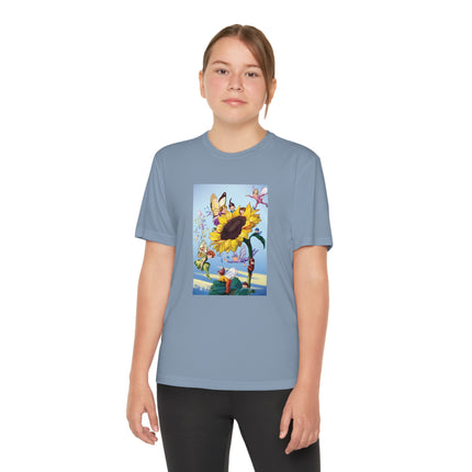 Sunflower Fairies by Margaret Tarrant Youth Competitor Tee – Golden Garden Magic & Storybook Wonder