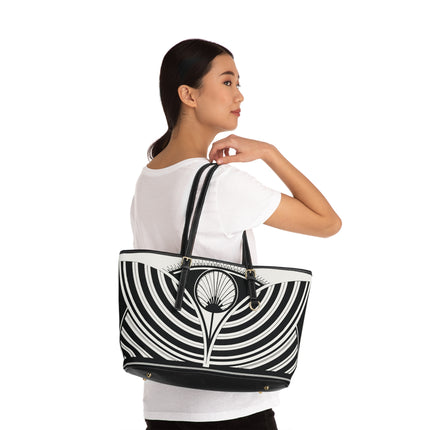 Floral Pattern by Samuel Jessurun de Mesquita PU Leather Shoulder Bag