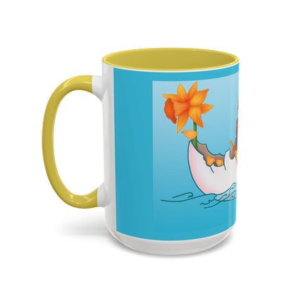 A Rooster's Seafaring Adventure Colorful Mugs, 11oz