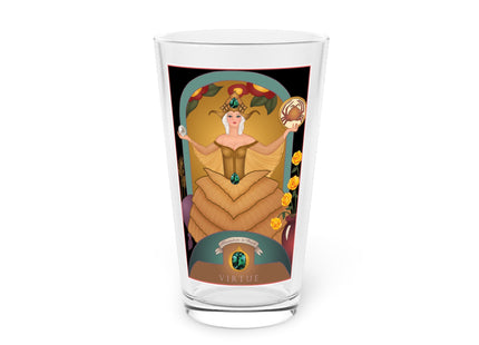 June & Pearl, Alexandrite Zodiac Pint Glass