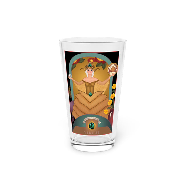 June & Pearl, Alexandrite Zodiac Pint Glass