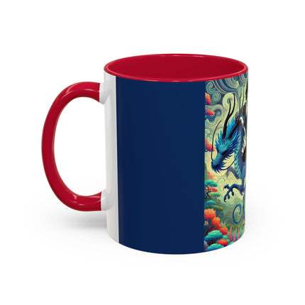Mystic Guardian of the Sky Light Colorful Mugs (11oz, 15oz)